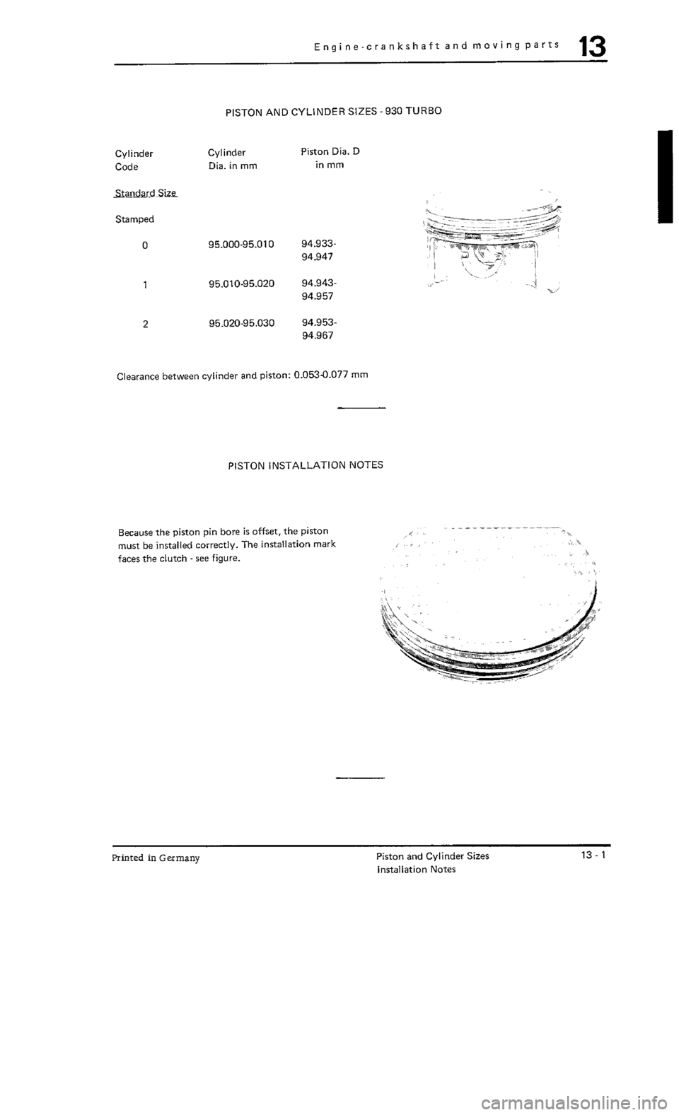 PORSCHE 930 1976  Service Repair Manual 