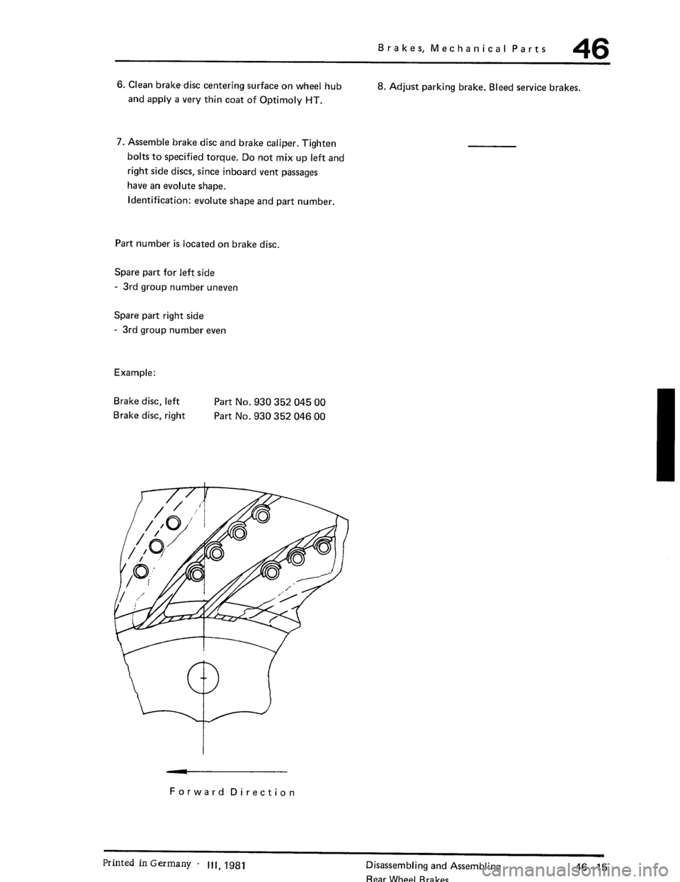 PORSCHE 930 1976  Service Repair Manual 