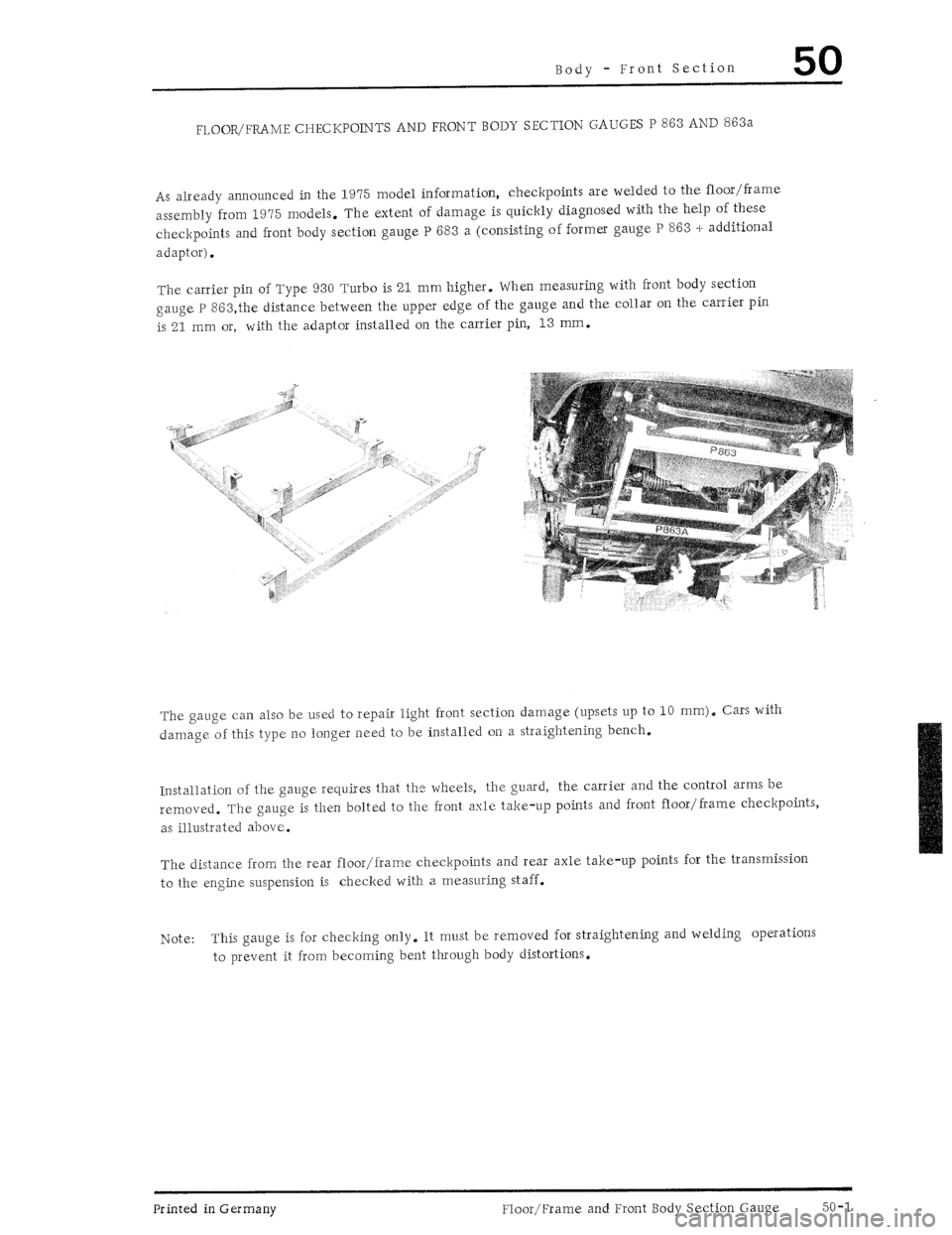 PORSCHE 930 1976  Service Repair Manual 