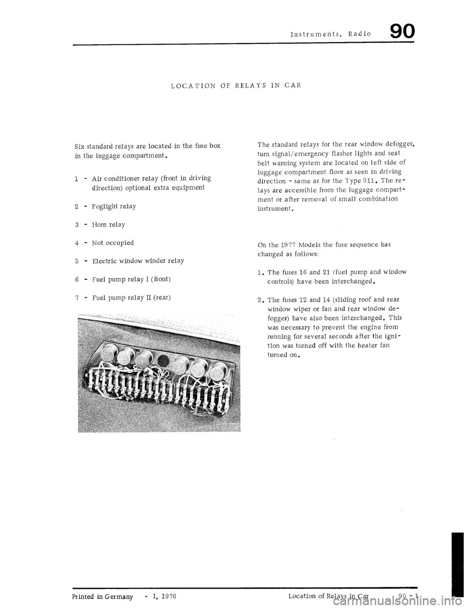 PORSCHE 930 1976  Service Repair Manual 