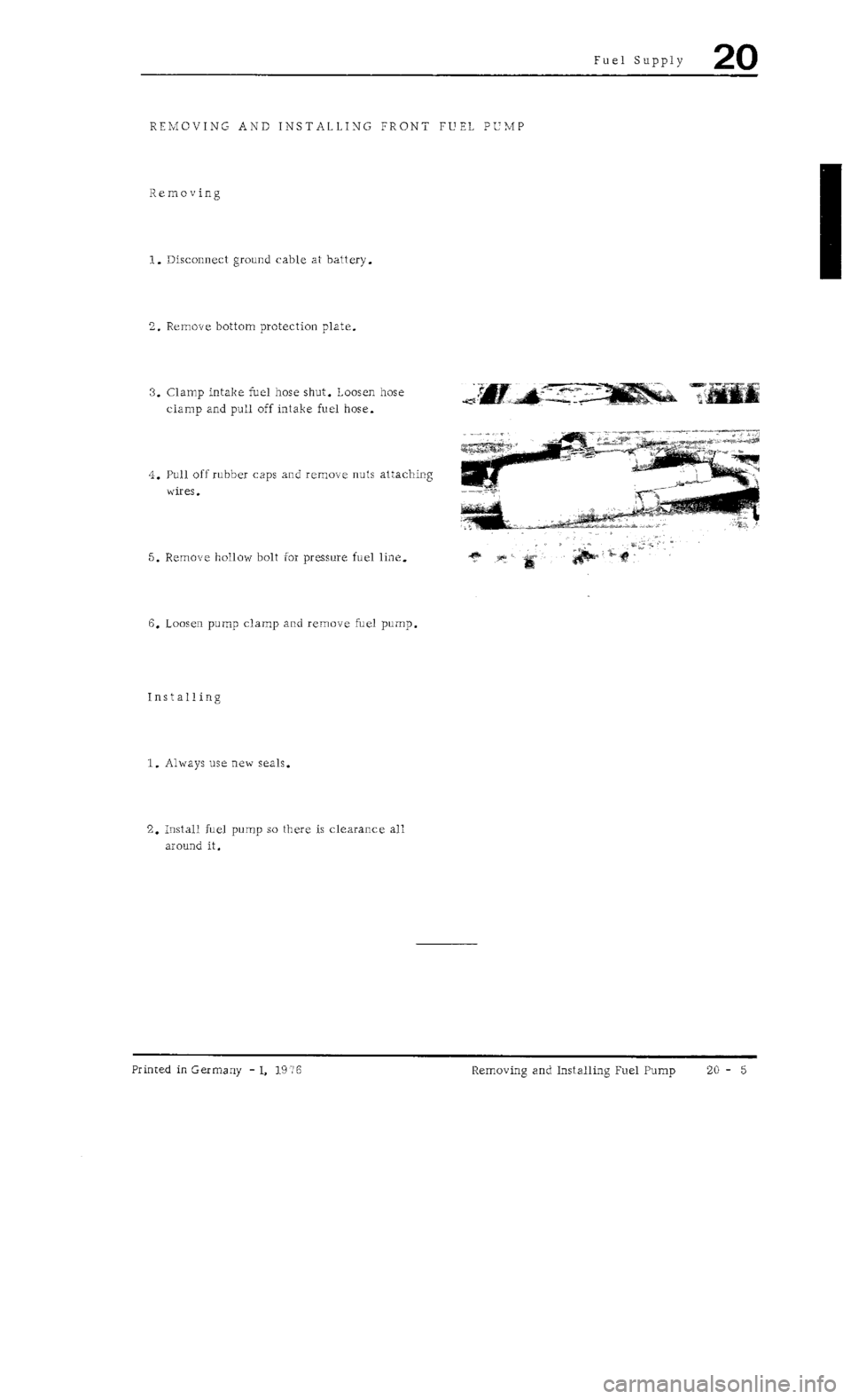 PORSCHE 930 1976  Service Repair Manual 