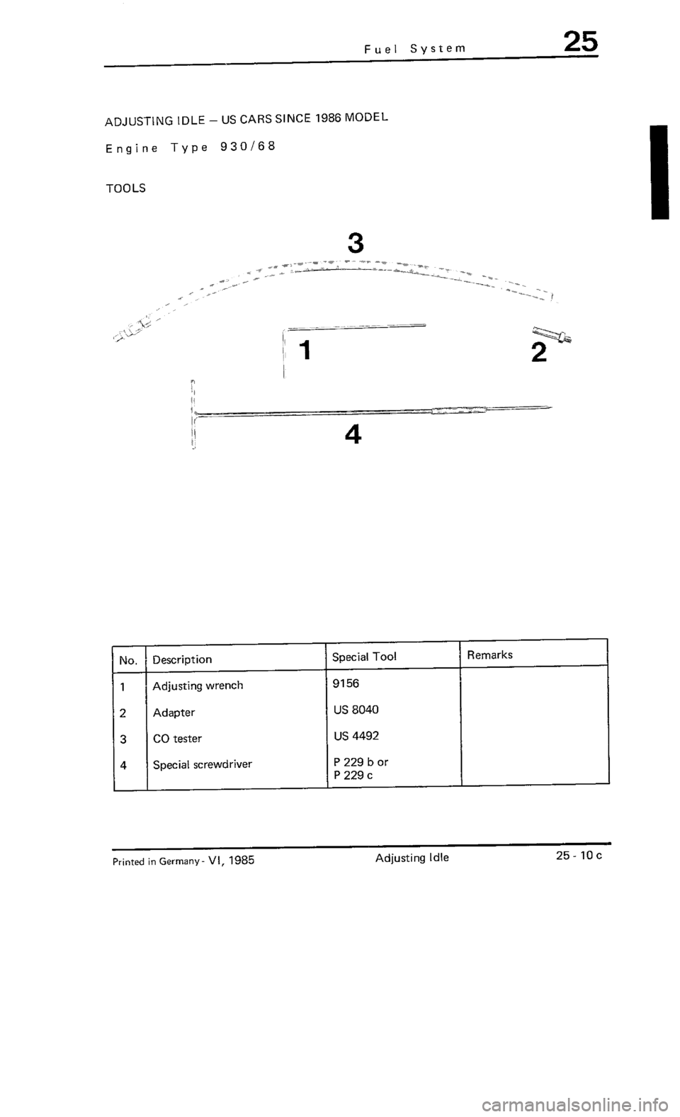 PORSCHE 930 1976  Service Repair Manual 