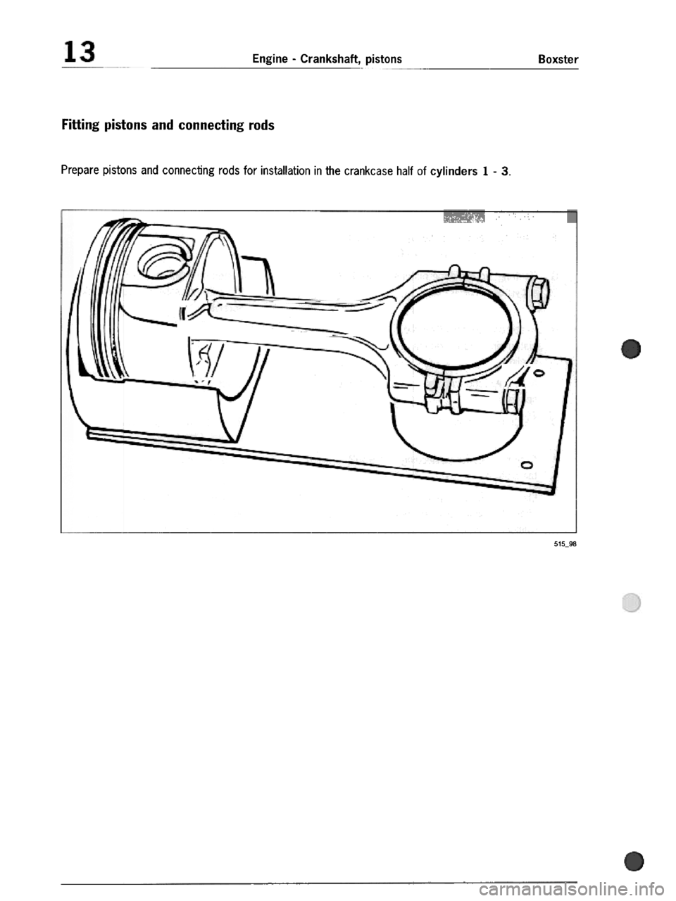 PORSCHE 986 BOXSTER 1997  Workshop Manual 