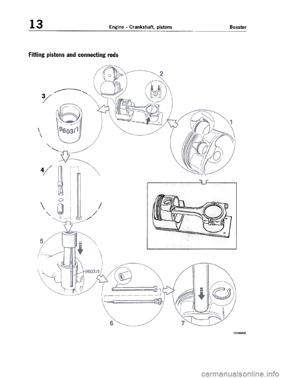 PORSCHE 986 BOXSTER 1997  Workshop Manual 