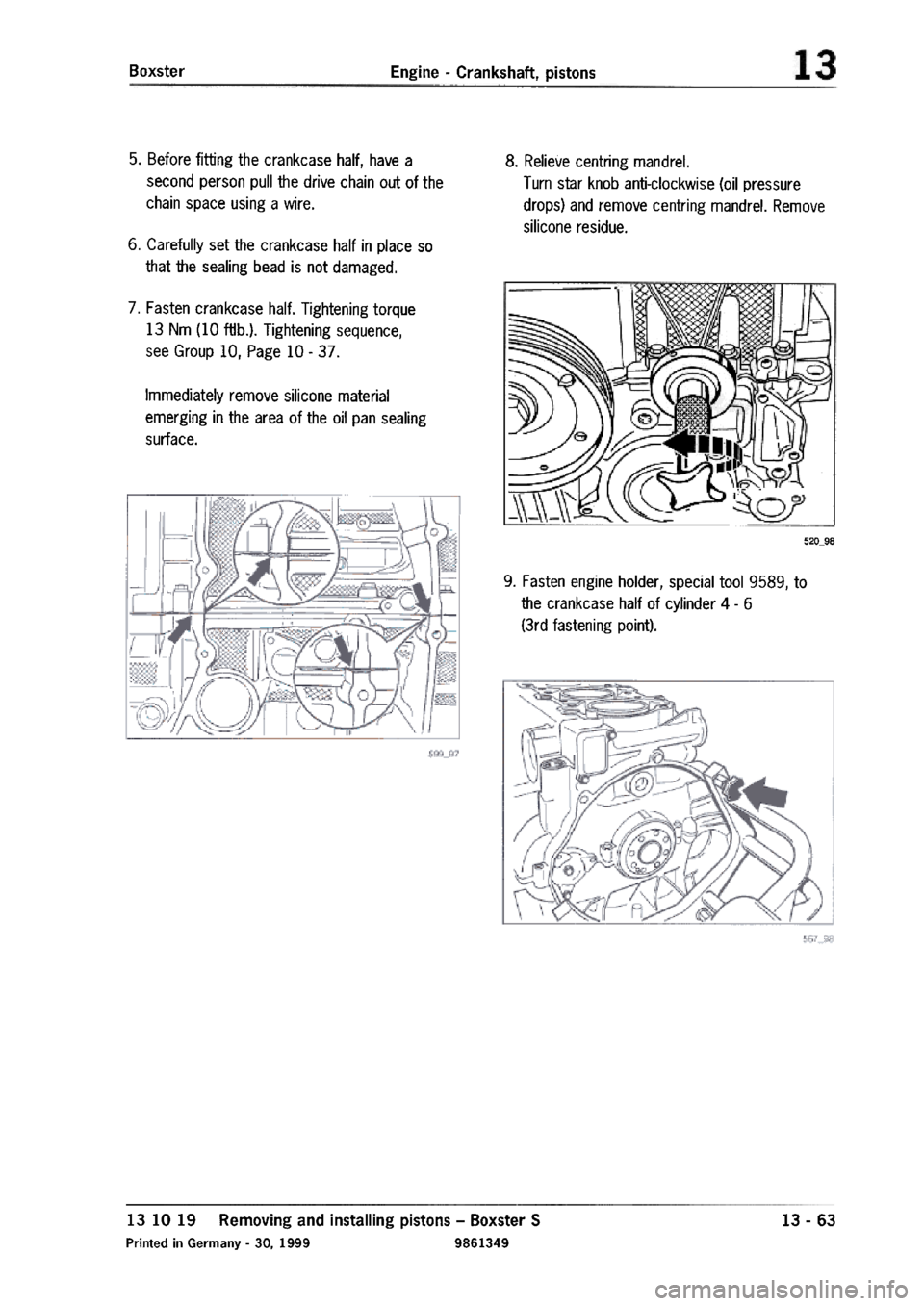 PORSCHE 986 BOXSTER 1997  Workshop Manual 