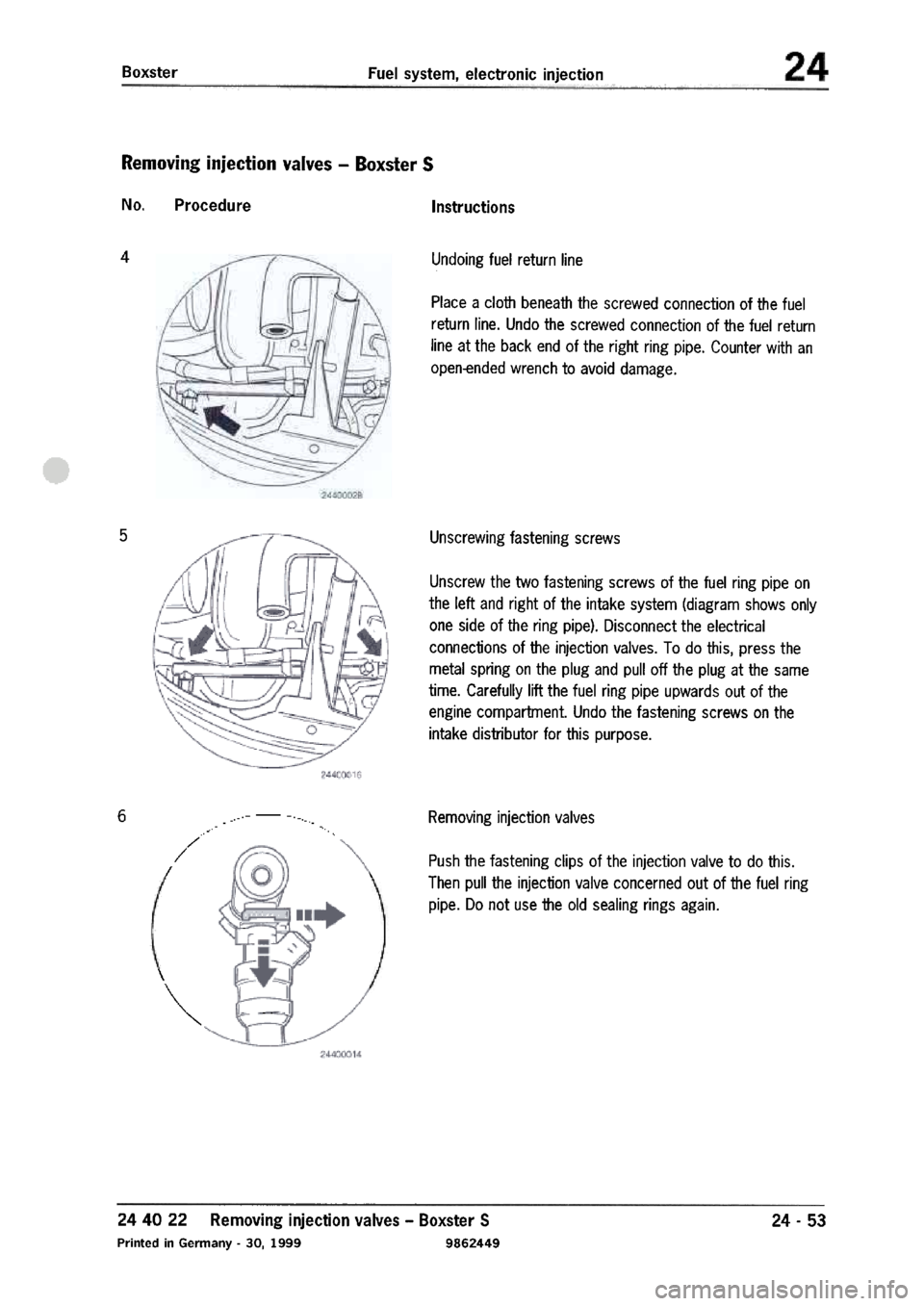PORSCHE 986 BOXSTER 1997  Workshop Manual 