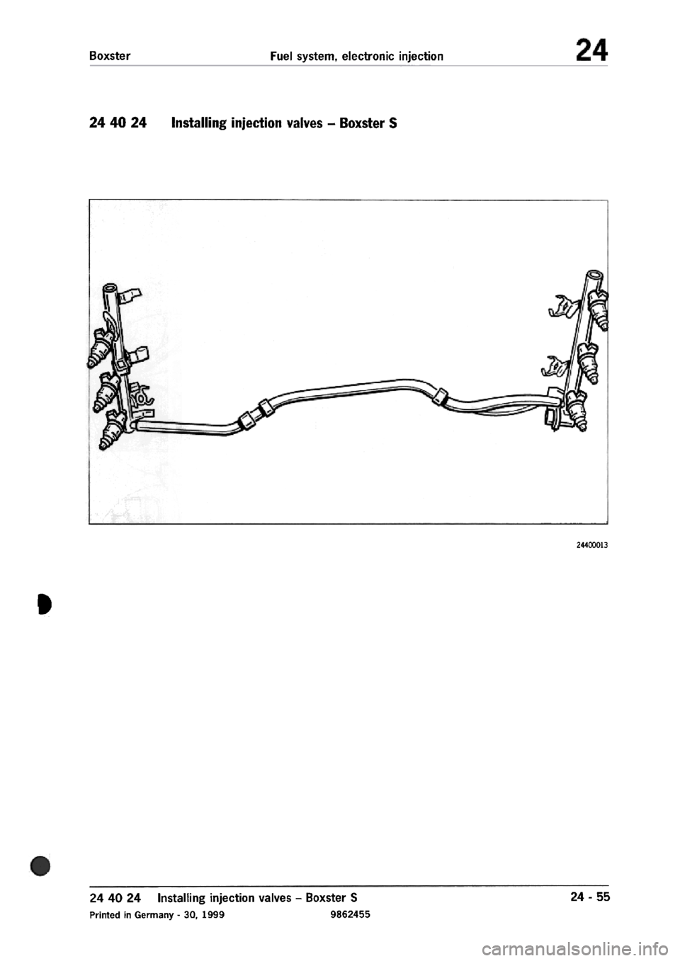 PORSCHE 986 BOXSTER 1997  Workshop Manual 