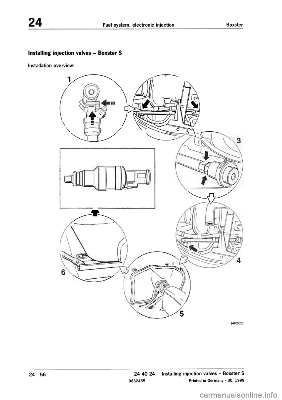 PORSCHE 986 BOXSTER 1997  Workshop Manual 