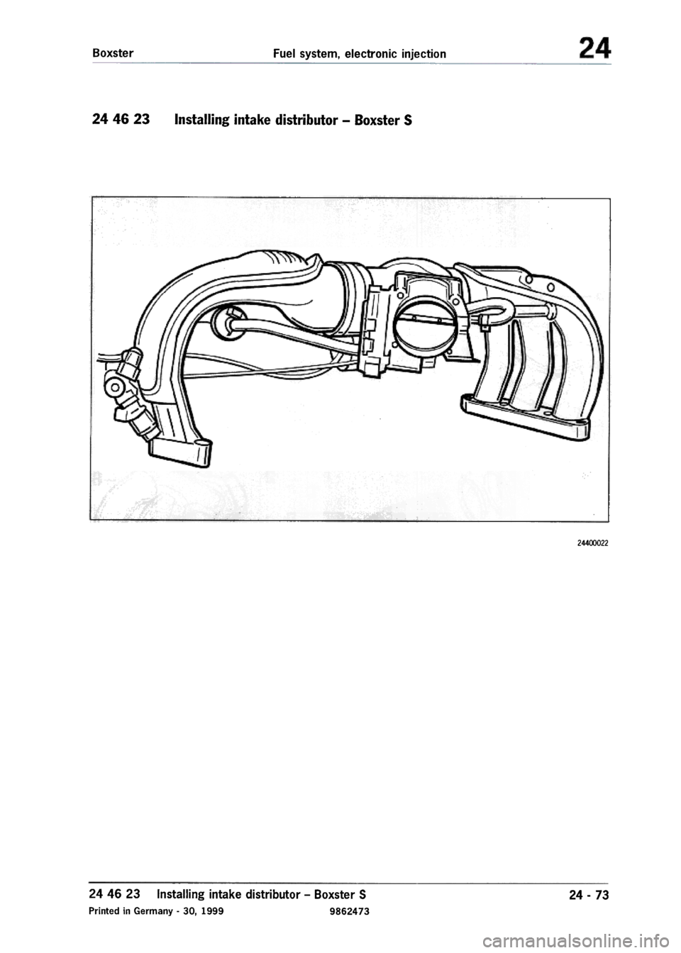PORSCHE 986 BOXSTER 1997  Workshop Manual 