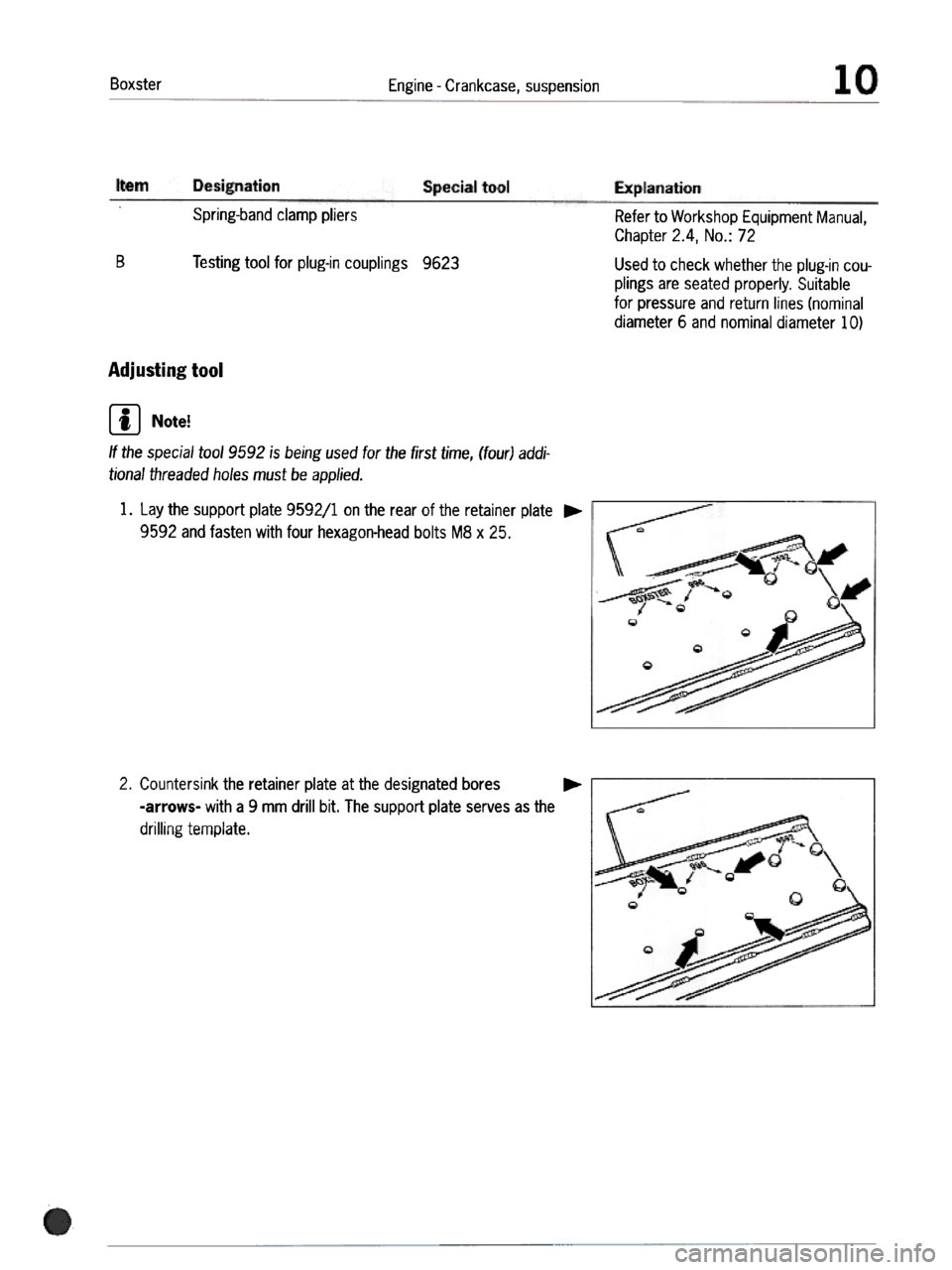PORSCHE 986 BOXSTER 1997  Workshop Manual 