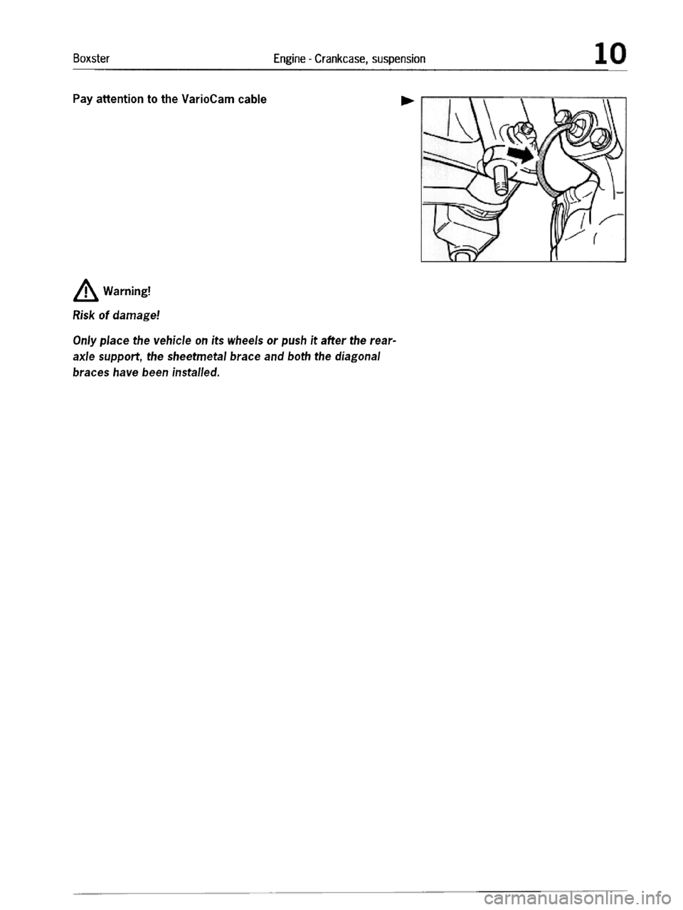 PORSCHE 986 BOXSTER 1997  Workshop Manual 