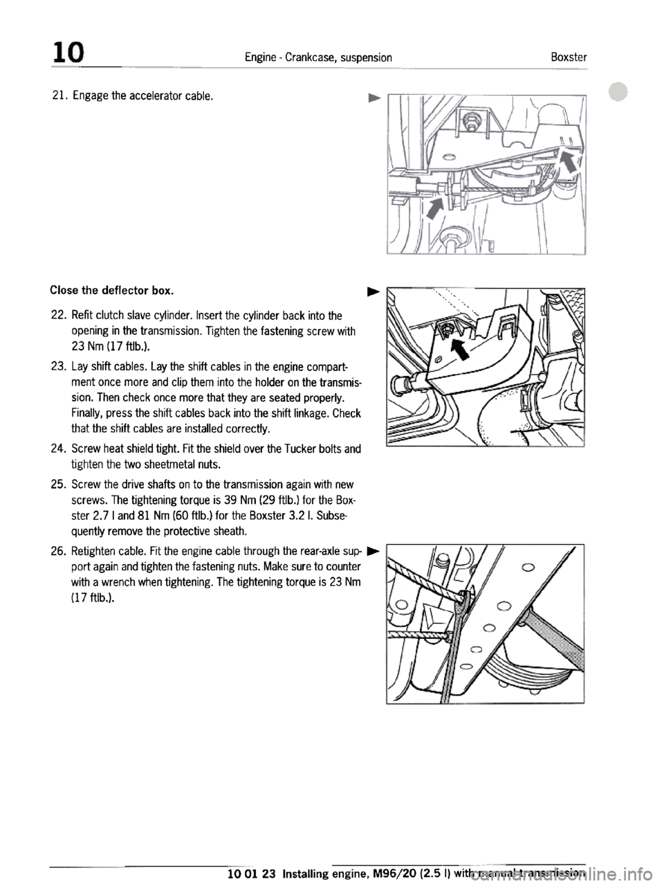 PORSCHE 986 BOXSTER 1997  Workshop Manual 