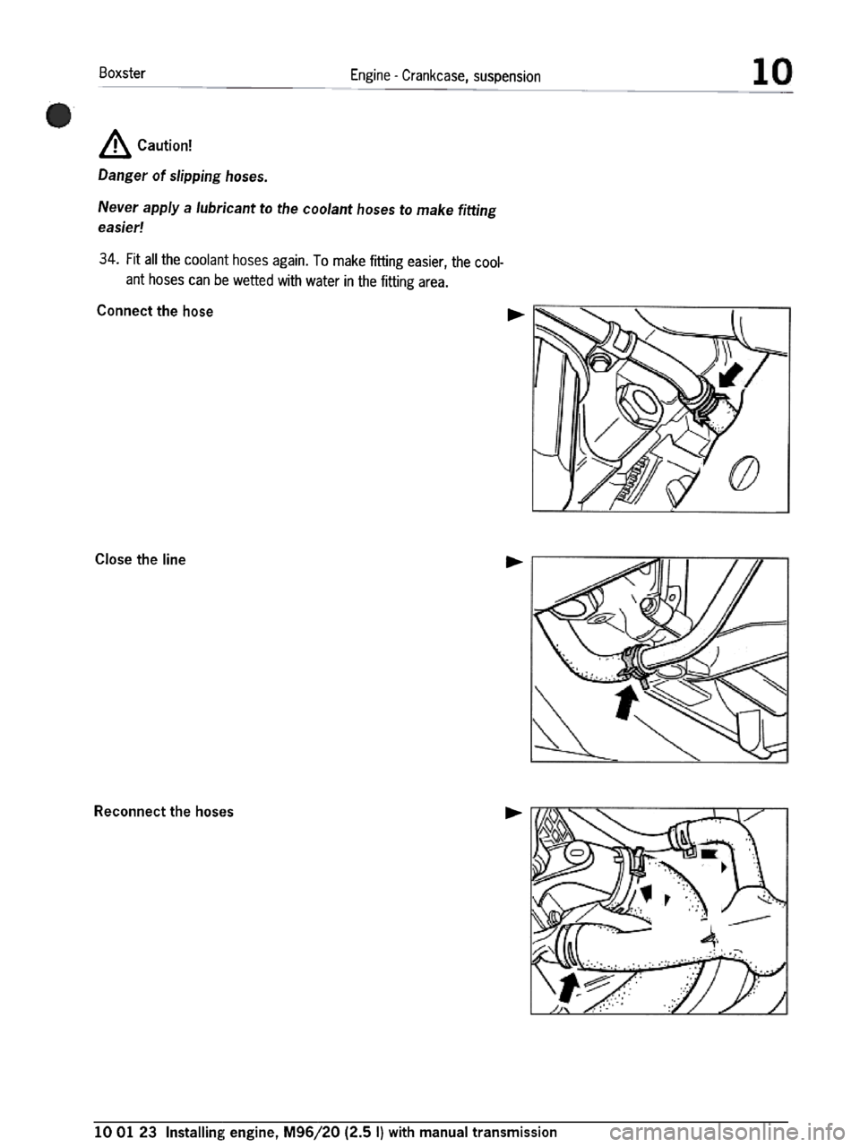 PORSCHE 986 BOXSTER 1997  Workshop Manual 