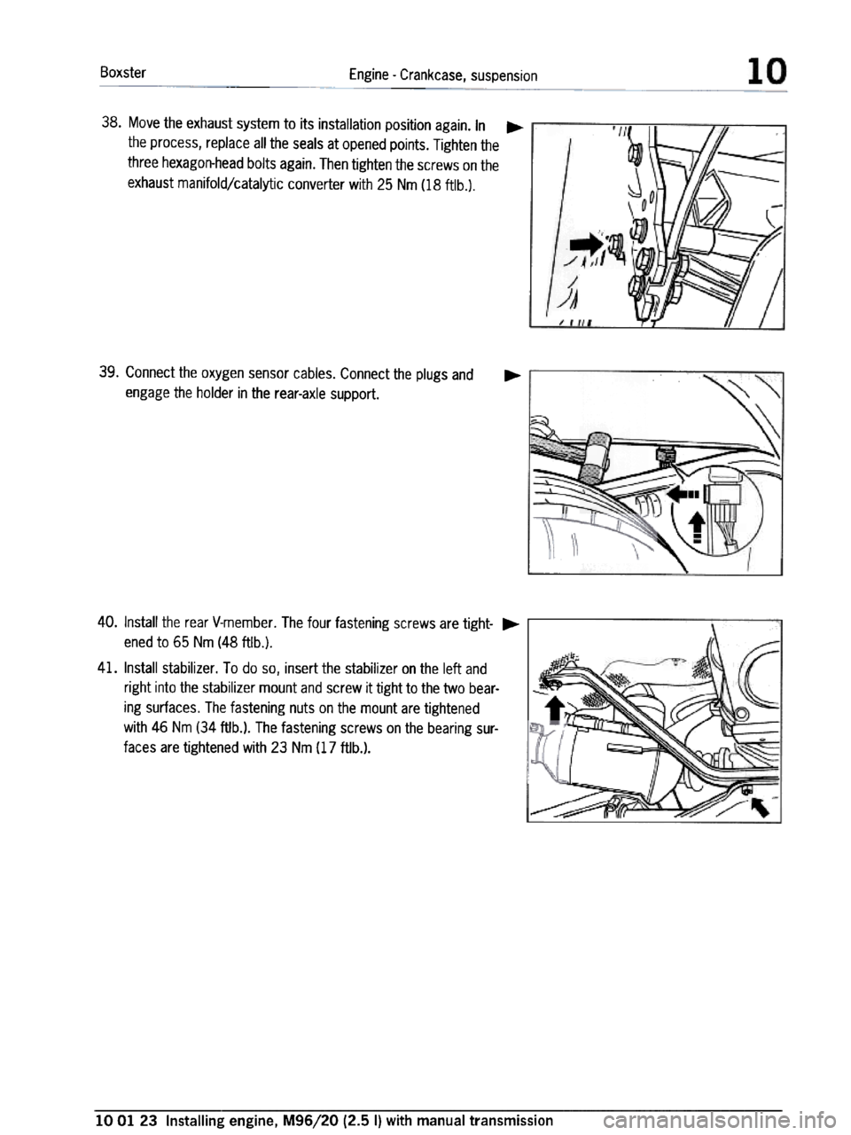 PORSCHE 986 BOXSTER 1997  Workshop Manual 