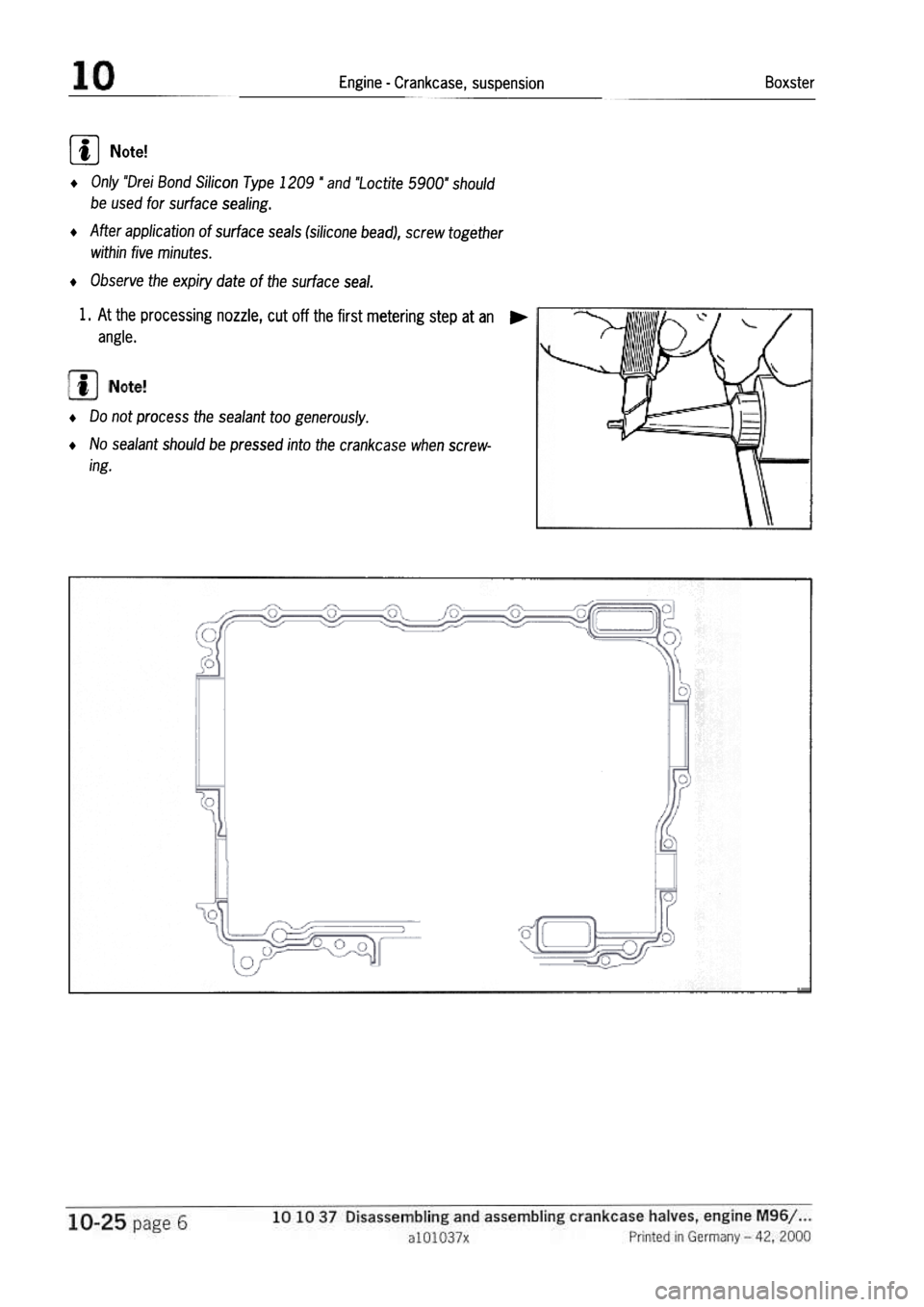 PORSCHE 986 BOXSTER 1997  Workshop Manual 