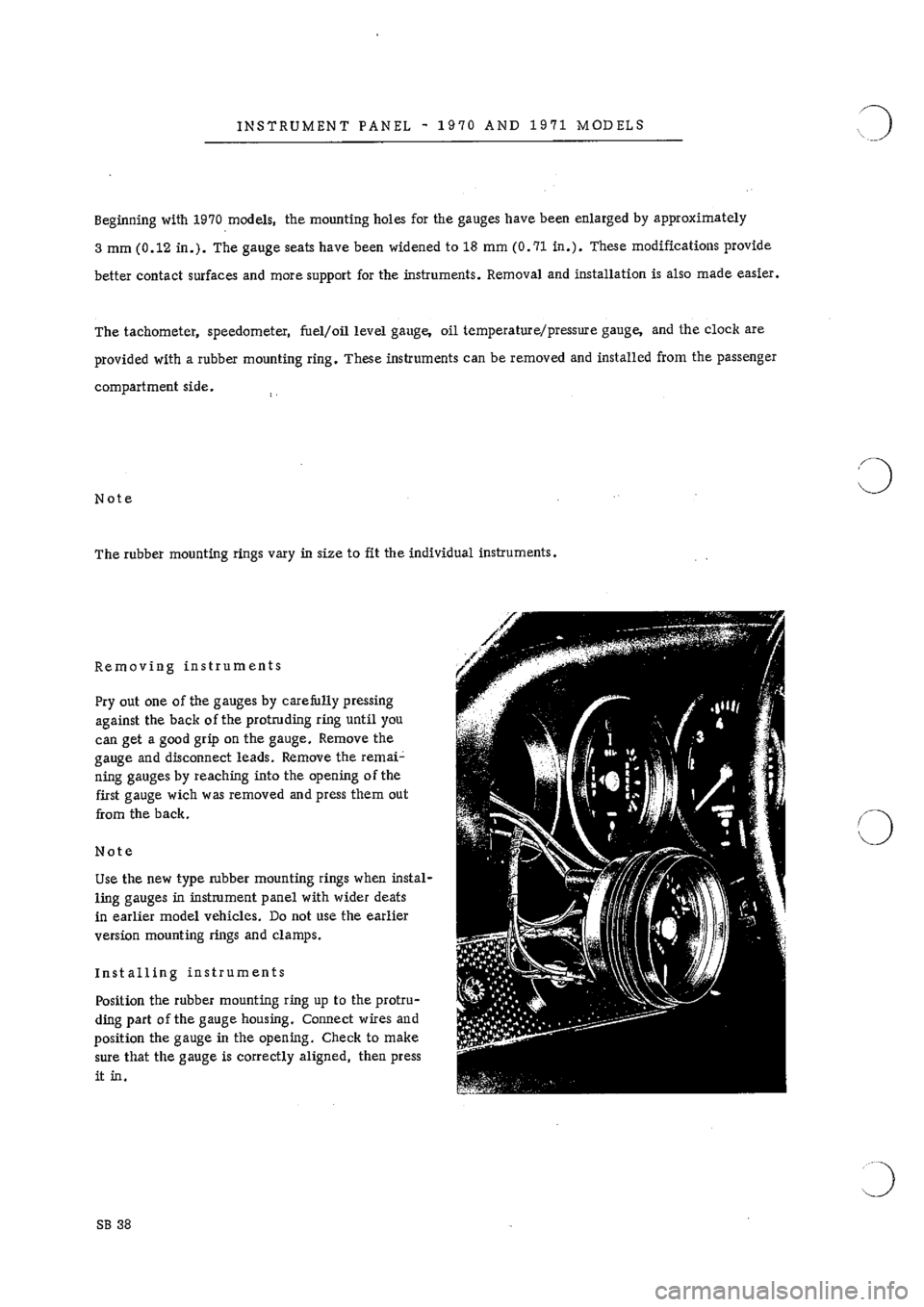 PORSCHE 911 1968 1.G Body Parts Workshop Manual 