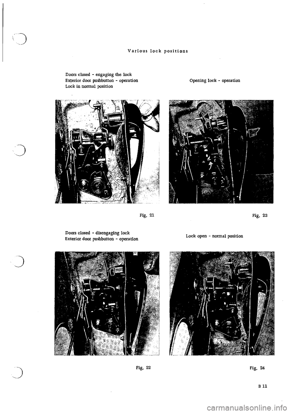 PORSCHE 911 1966 1.G Body Parts 2 Workshop Manual 
