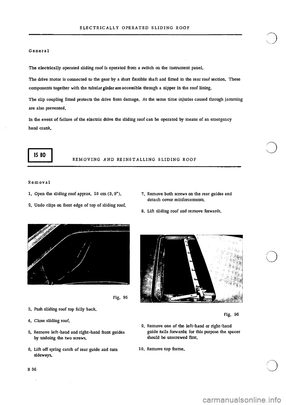 PORSCHE 911 1966 1.G Body Parts 2 Workshop Manual 