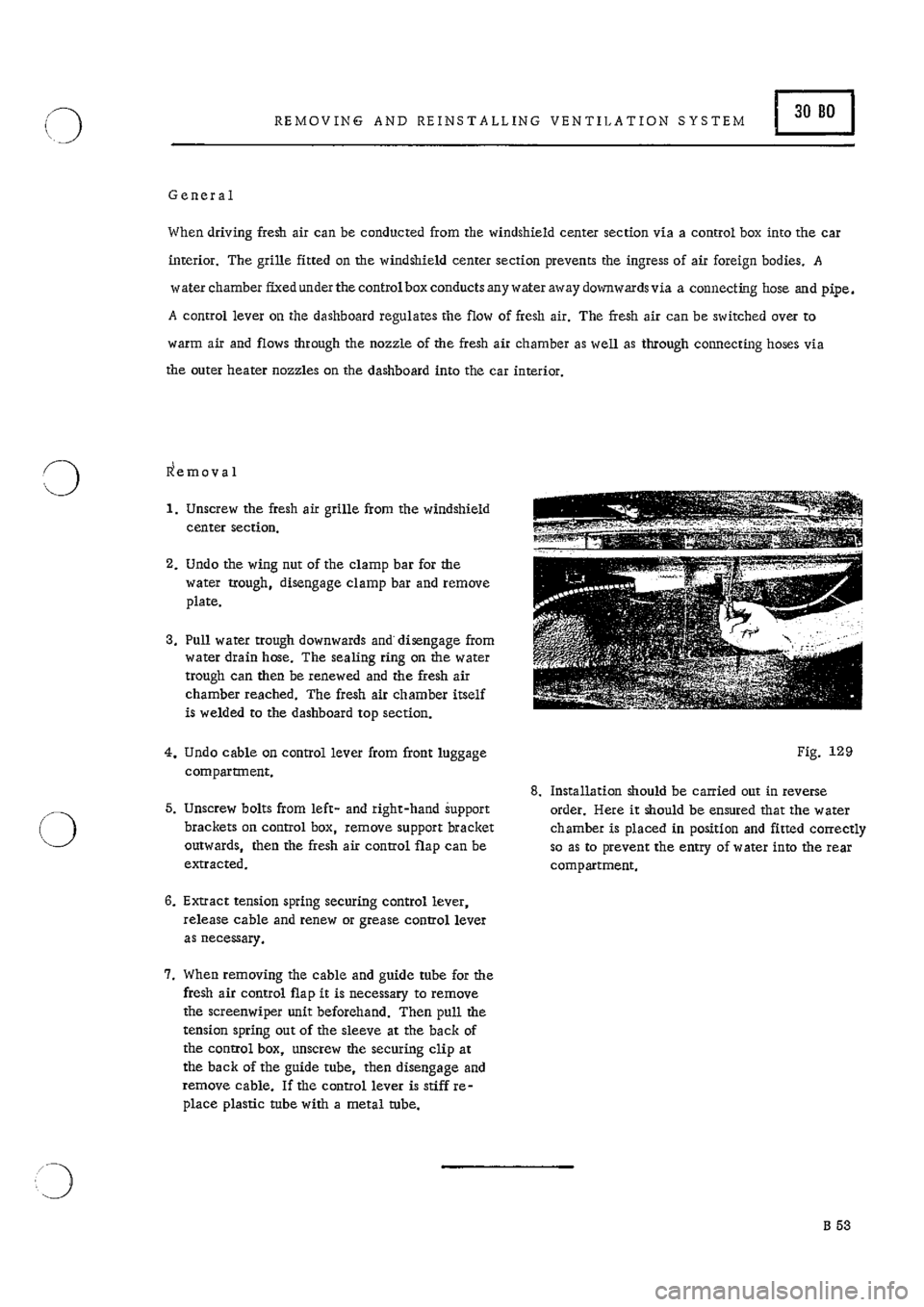 PORSCHE 911 1966 1.G Body Parts 2 Workshop Manual 