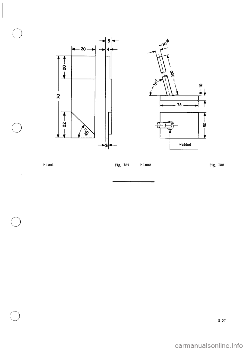 PORSCHE 911 1966 1.G Body Parts 2 Workshop Manual 