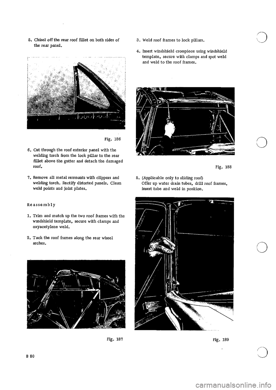 PORSCHE 911 1966 1.G Body Parts 2 Workshop Manual 