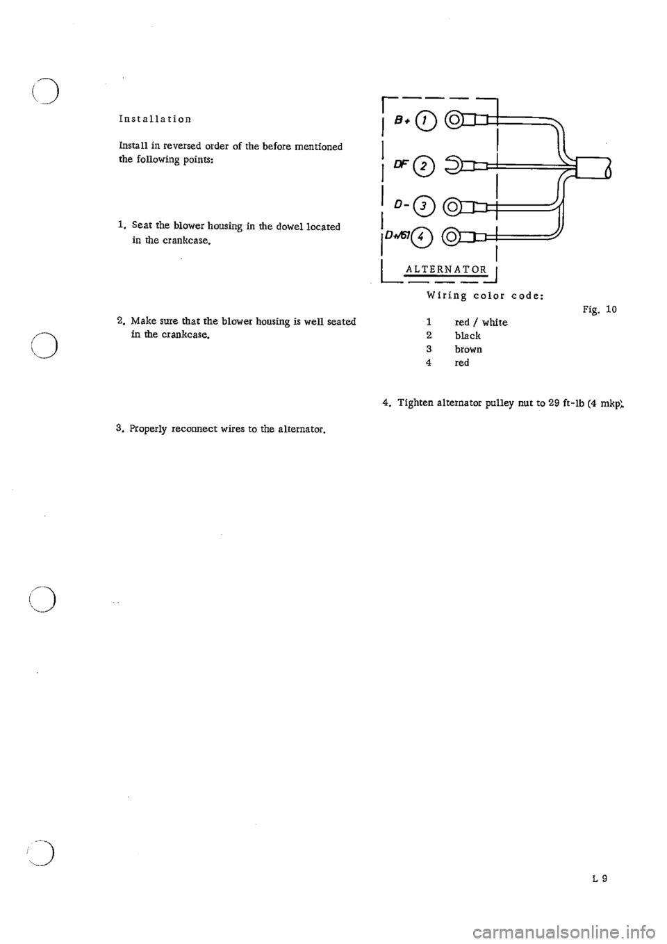 PORSCHE 911 1968 1.G Electrical Workshop Manual 
