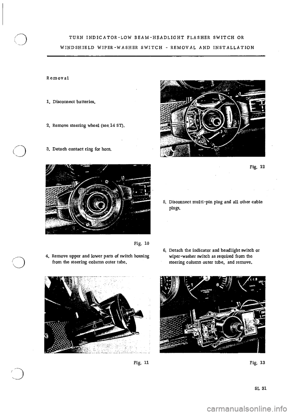 PORSCHE 911 1968 1.G Electrical Workshop Manual 