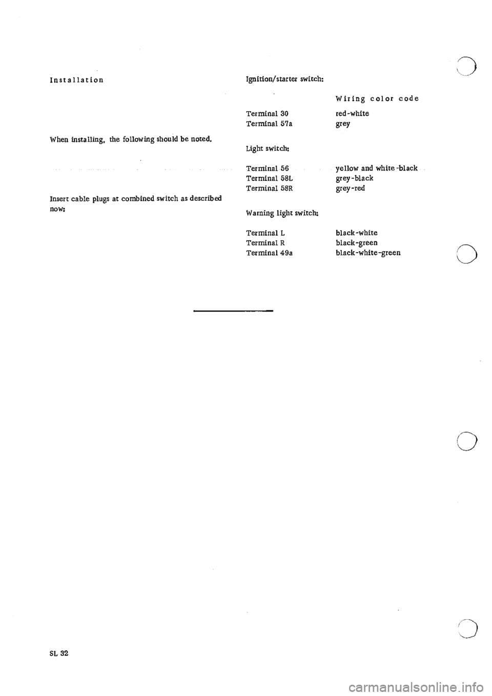 PORSCHE 911 1968 1.G Electrical Workshop Manual 