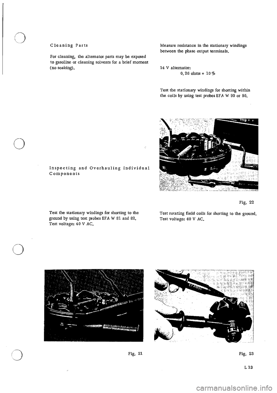 PORSCHE 911 1968 1.G Electrical Workshop Manual 