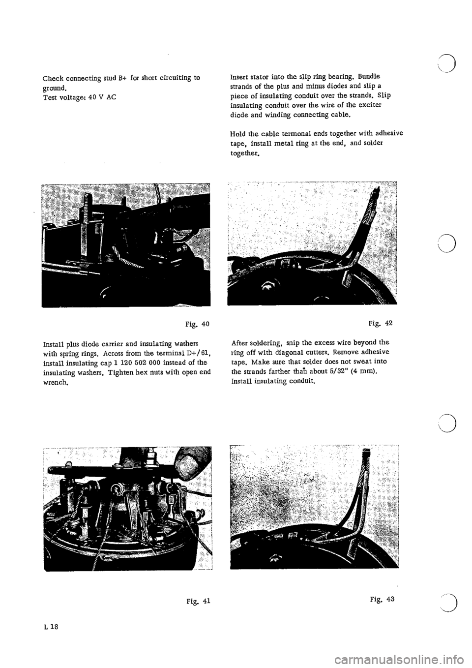 PORSCHE 911 1968 1.G Electrical Workshop Manual 