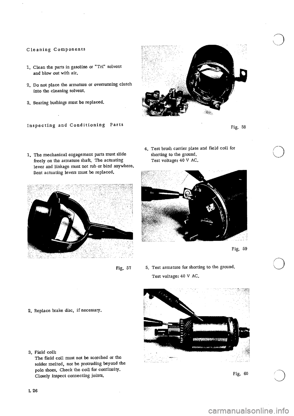 PORSCHE 911 1968 1.G Electrical Workshop Manual 
