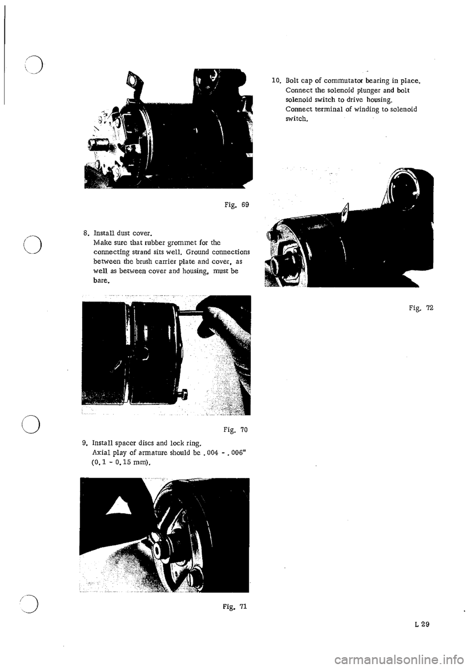 PORSCHE 911 1968 1.G Electrical Workshop Manual 