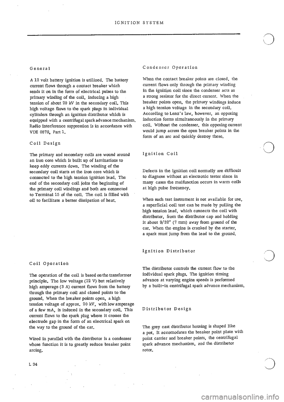PORSCHE 911 1968 1.G Electrical Workshop Manual 