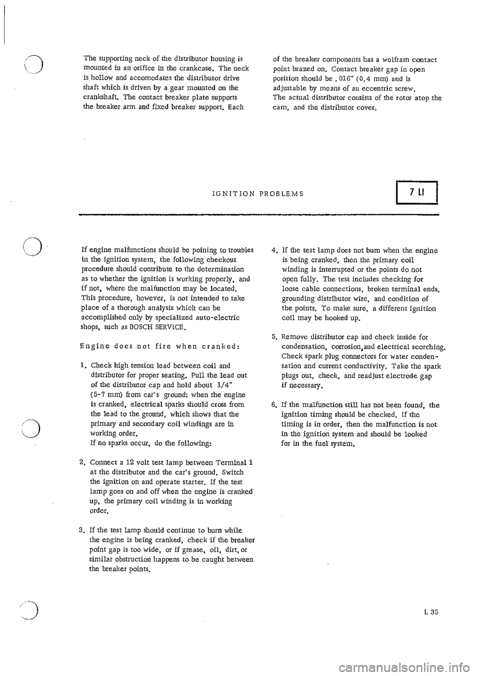 PORSCHE 911 1968 1.G Electrical Workshop Manual 