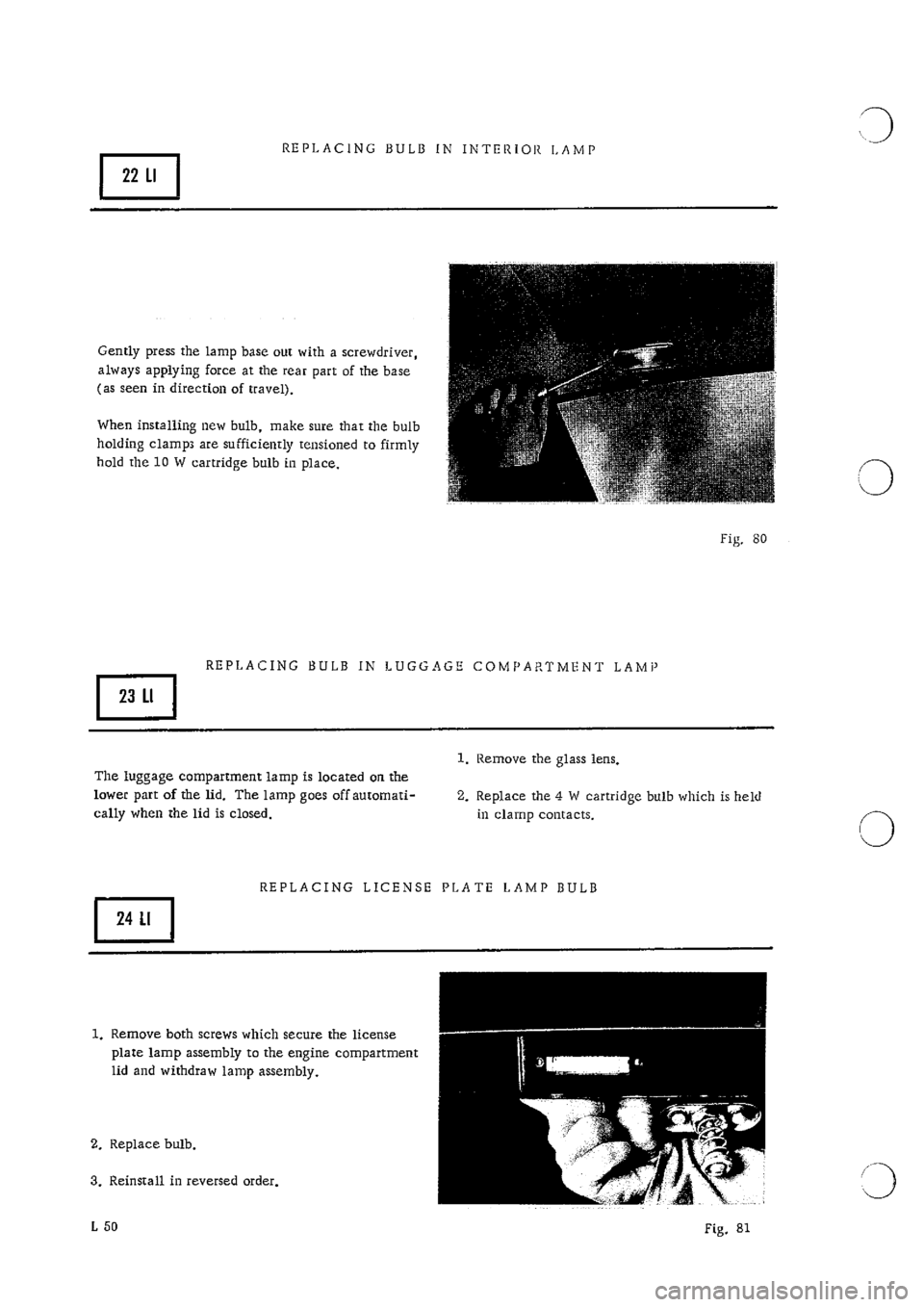 PORSCHE 911 1968 1.G Electrical Workshop Manual 