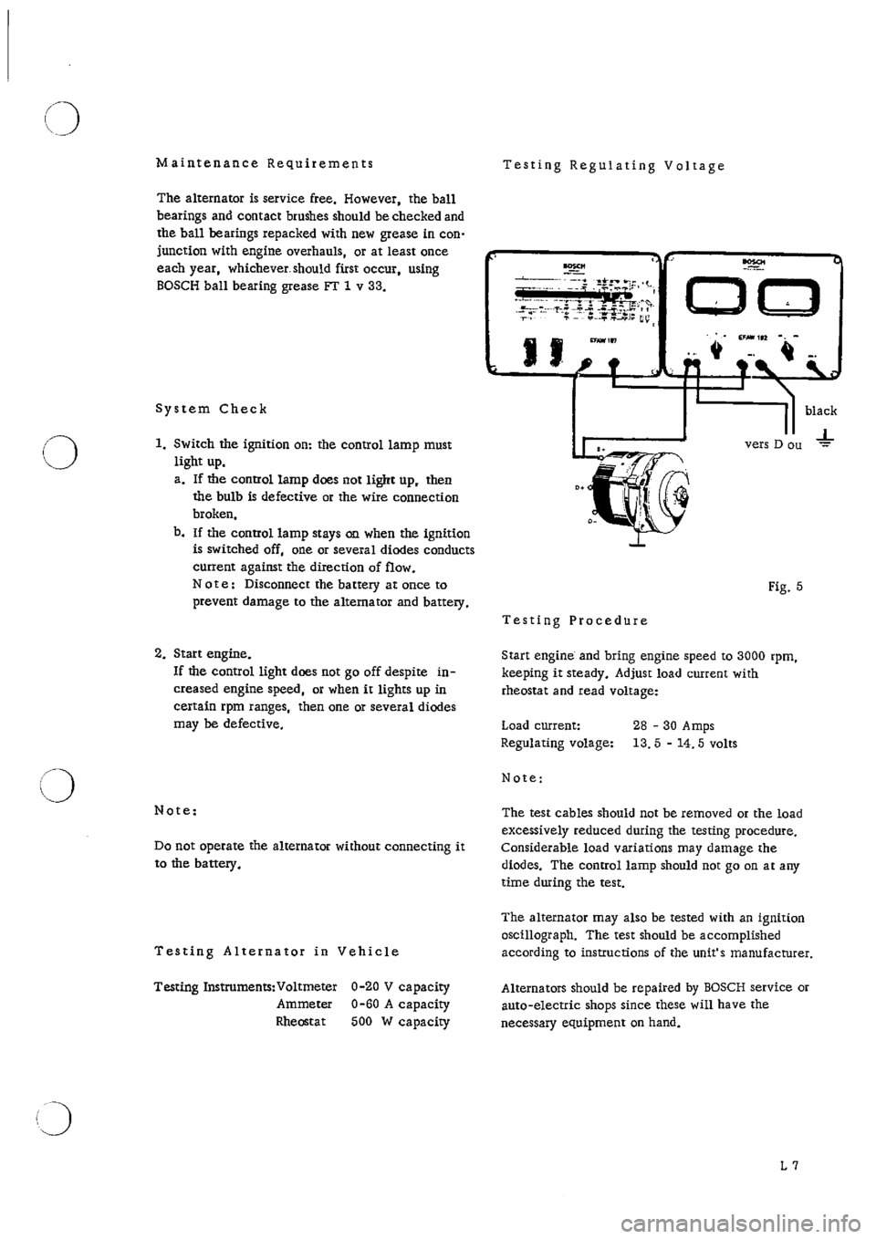 PORSCHE 911 1968 1.G Electrical Workshop Manual 