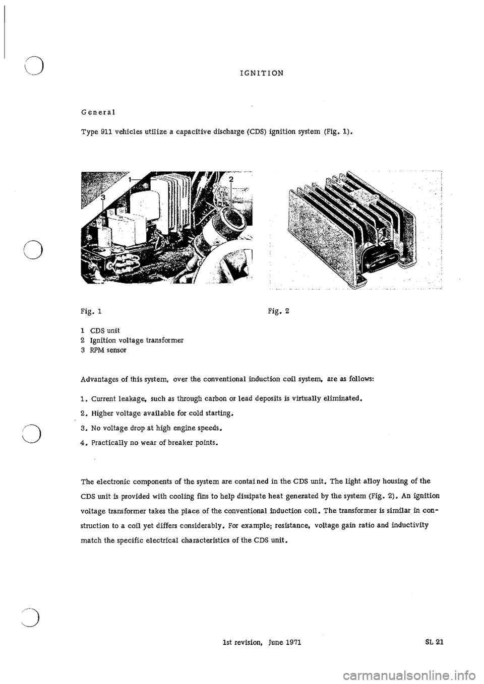 PORSCHE 911 1968 1.G Electrical Workshop Manual 