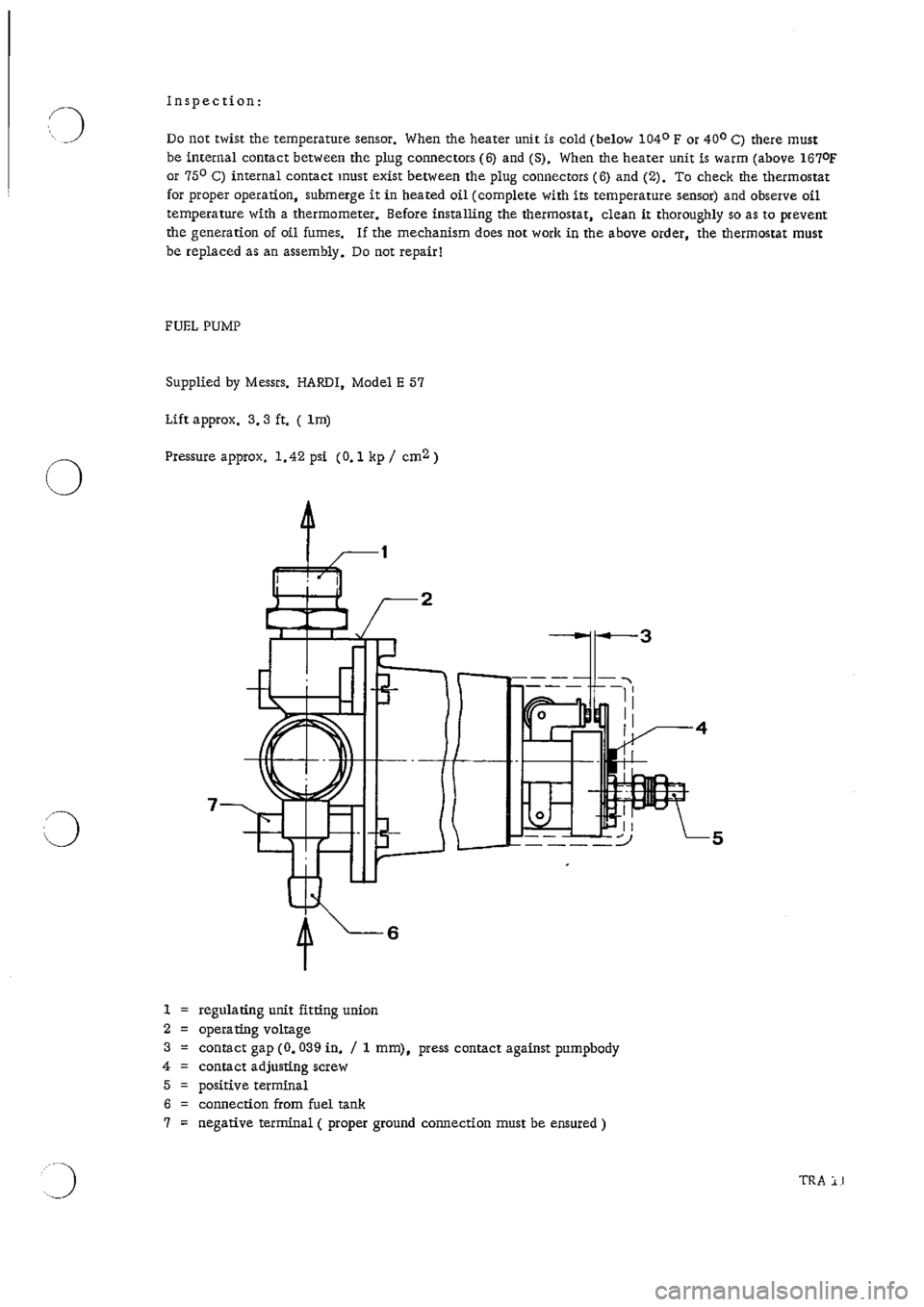 PORSCHE 911 1968 1.G Technical Instruction Workshop Manual 