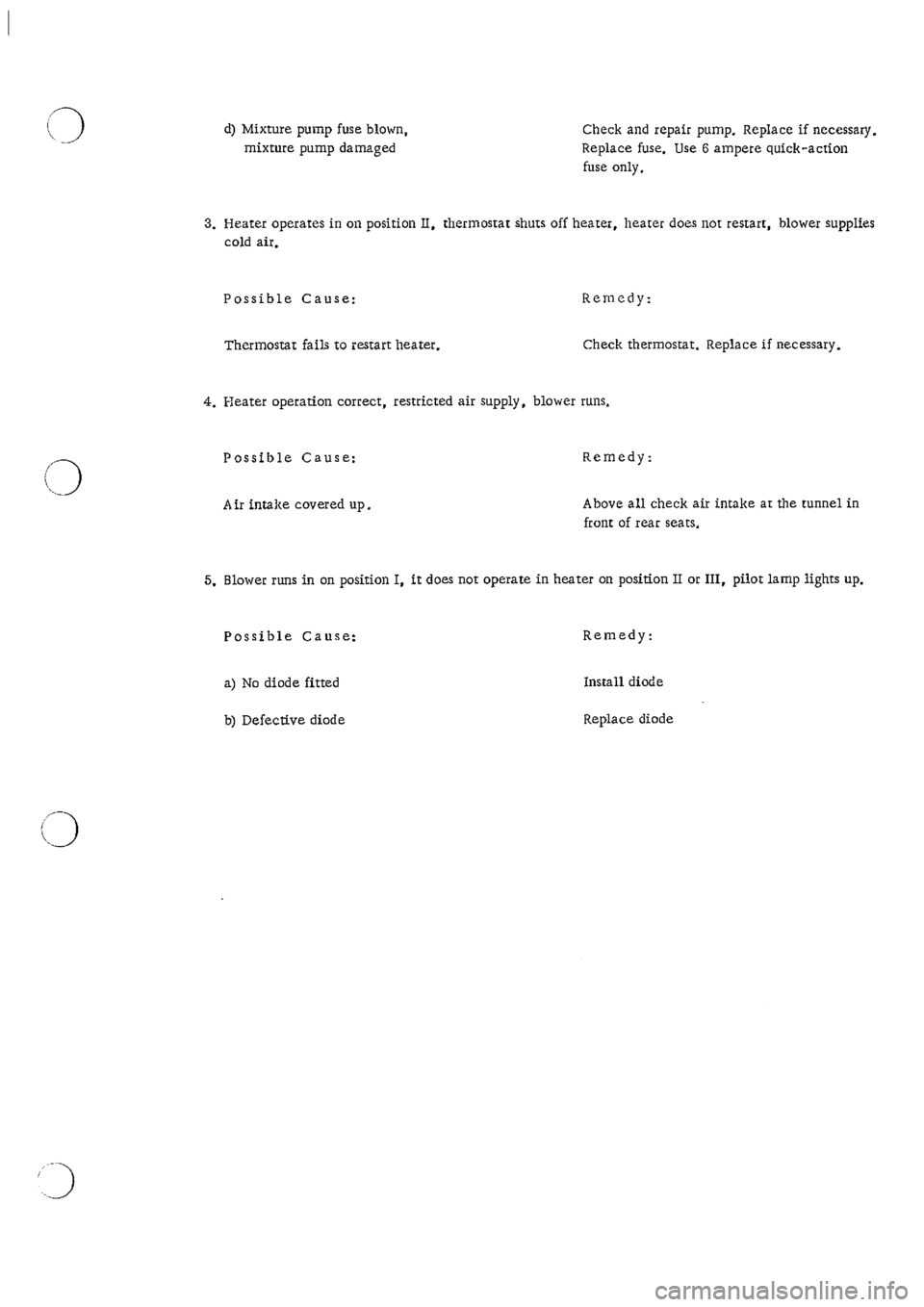 PORSCHE 911 1968 1.G Technical Instruction Workshop Manual 