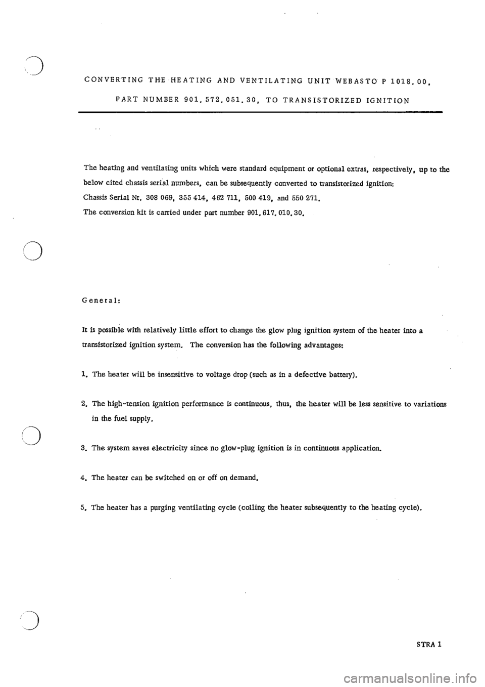 PORSCHE 911 1968 1.G Technical Instruction Workshop Manual 