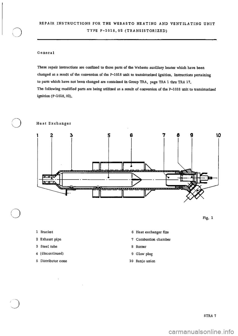 PORSCHE 911 1968 1.G Technical Instruction Workshop Manual 