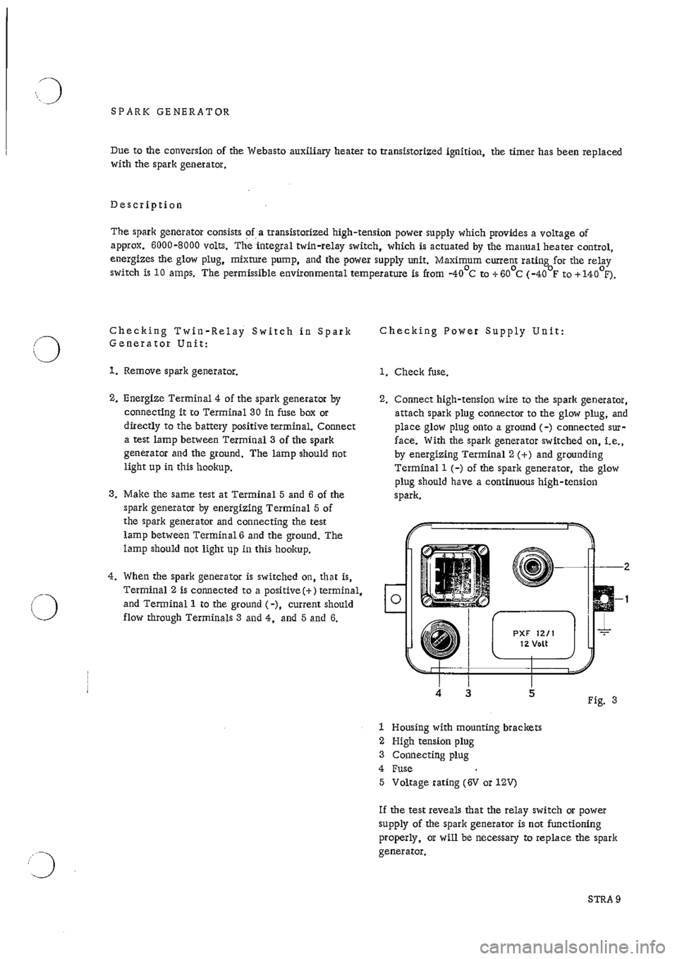 PORSCHE 911 1968 1.G Technical Instruction Workshop Manual 