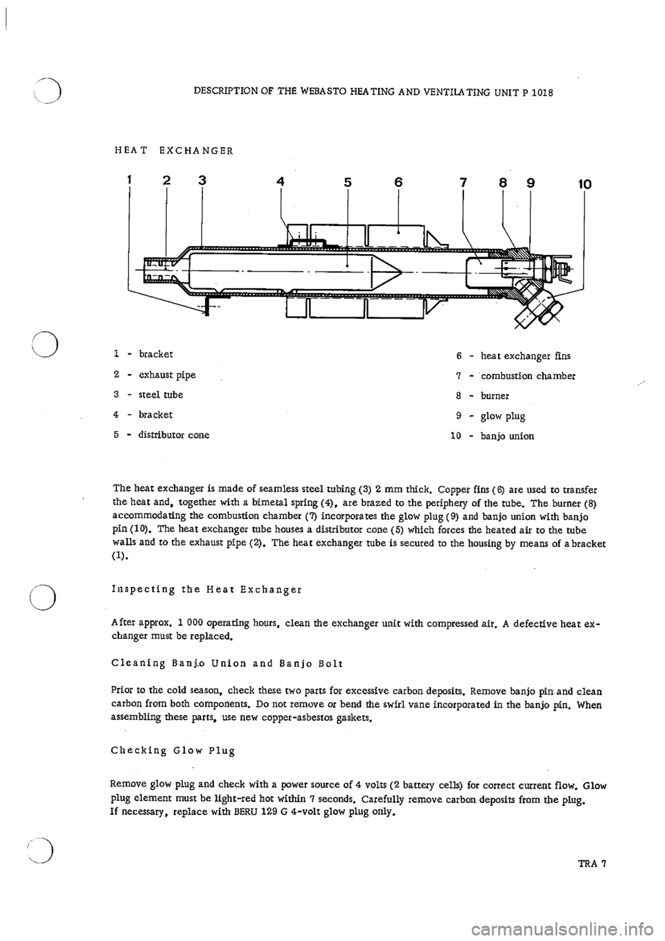 PORSCHE 911 1968 1.G Technical Instruction Workshop Manual 