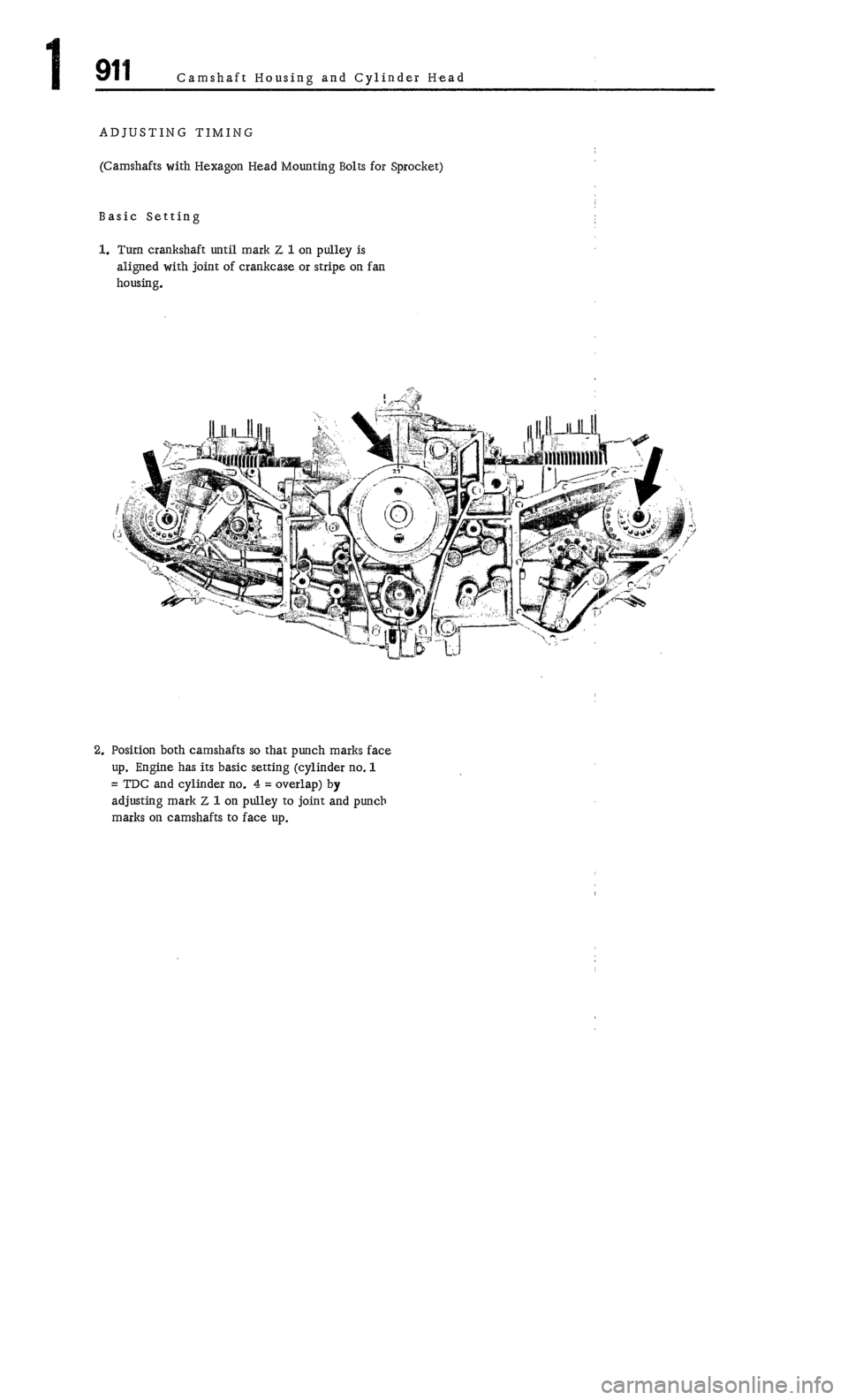 PORSCHE 911 1972 1.G Workshop Manual 1 