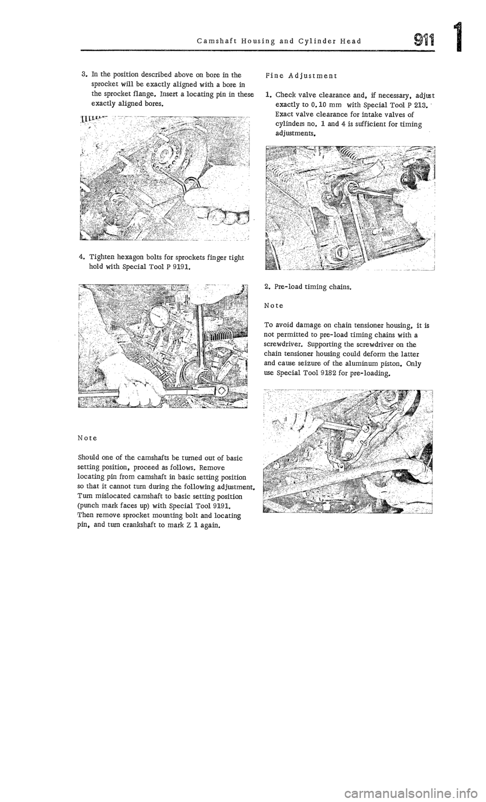PORSCHE 911 1972 1.G Workshop Manual 1 