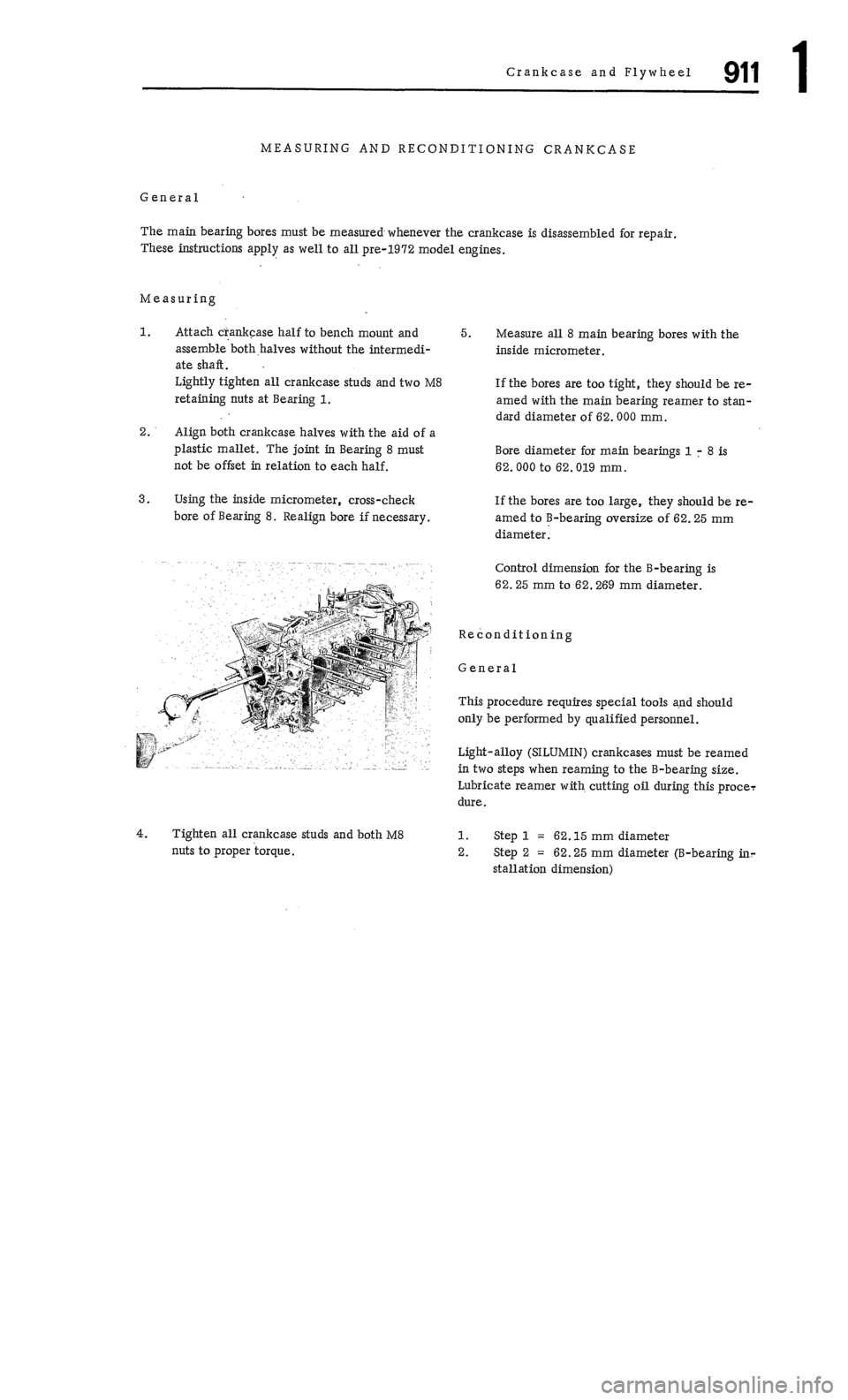 PORSCHE 911 1972 1.G Workshop Manual 1 