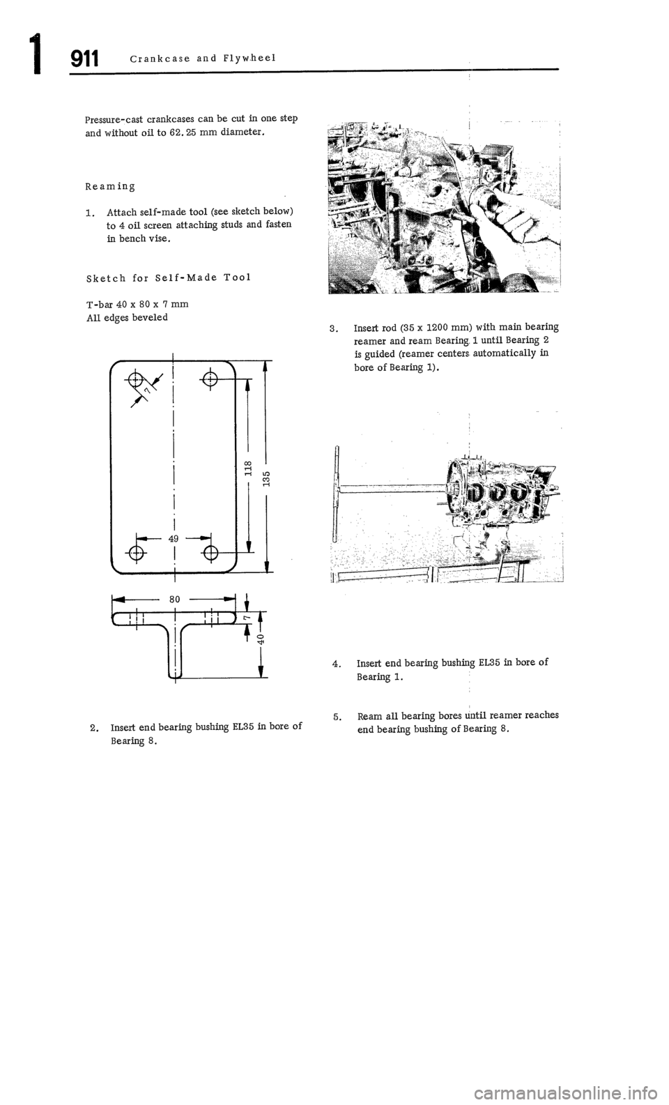 PORSCHE 911 1972 1.G Workshop Manual 1 