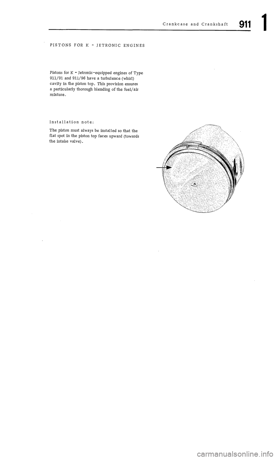 PORSCHE 911 1972 1.G Workshop Manual 1 
