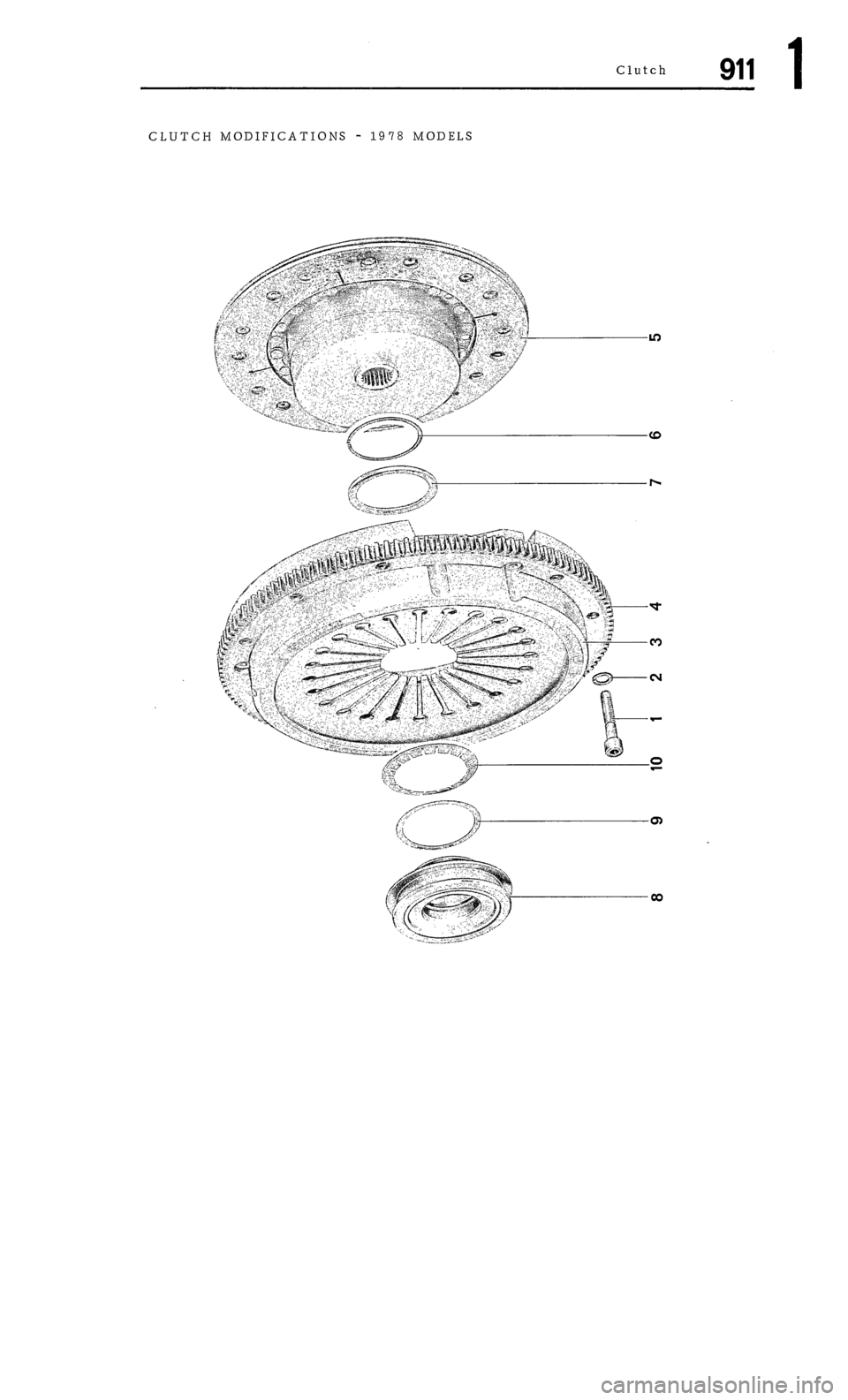 PORSCHE 911 1972 1.G Workshop Manual 1 
