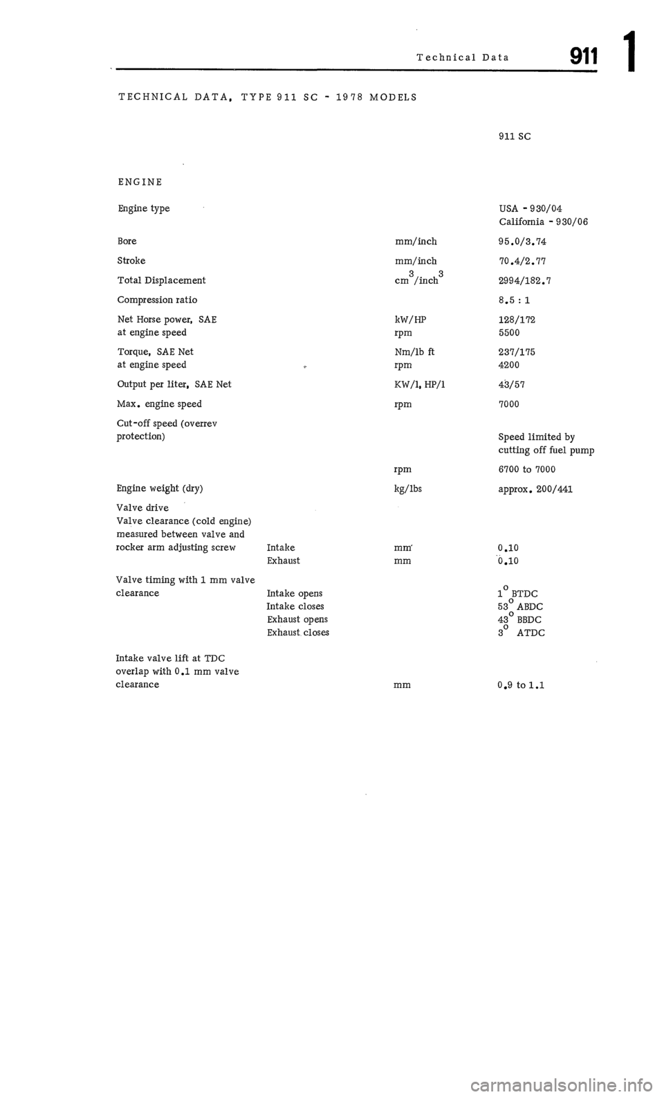 PORSCHE 911 1972 1.G Workshop Manual 1 
